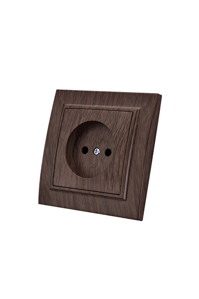 Choice مقبس كهربائي أوروبي رقم 1، غير مؤرض، مقابس كهربائية خشبية، غير مؤرضة، ...