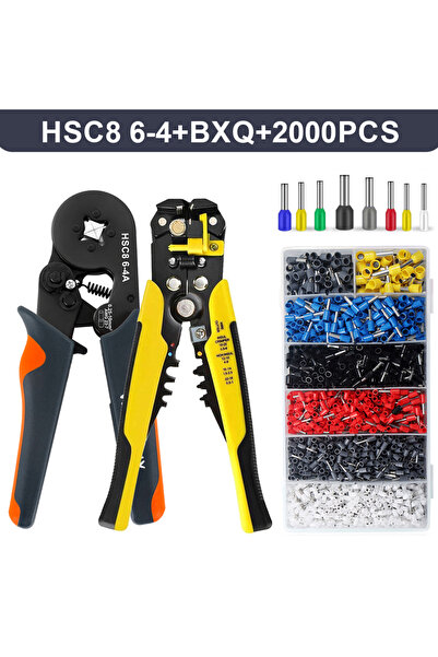 Choice6 6-4 BXQ 2000 قطعة من أدوات تعرية وتجعيد الأسلاك ذاتية الضبط، ومفتاح ر...