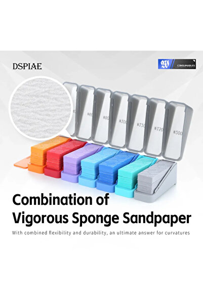 Choice3 XSS-S01 【ورق صنفرة إسفنجي منعش من سلسلة DSPIAE XSS-S01】 أداة نموذجية ...