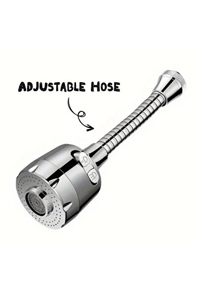 Choice Adjustable Hose Dual-Speed Faucet Aerator: Adjustable Anti-Splash Nozz...