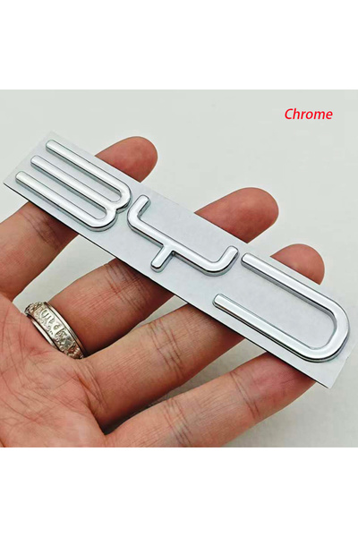 Choice شعار BYD كروم معدني أسود مطلي بالكروم، يحمل اسم QIN HAN SONG Plus ATTO...