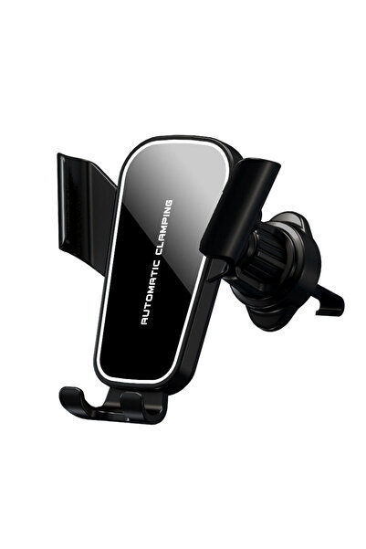 Choice حامل هاتف أسود للسيارة، يُثبّت بمشبك على فتحة تهوية السيارة، حامل للها...