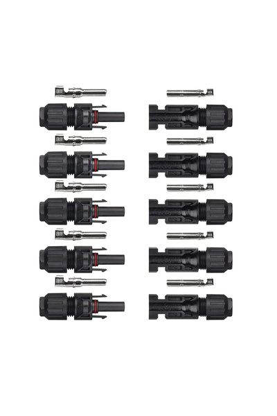 Choice1 10PCS-no-spanner 5pairs Solar Panel Connectors IP67 Waterproof Solar ...