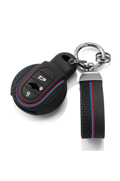 Choice غطاء مفتاح سيليكون مع سلسلة مفاتيح لسيارات BMW MINI COOPER S ONE JCW F...