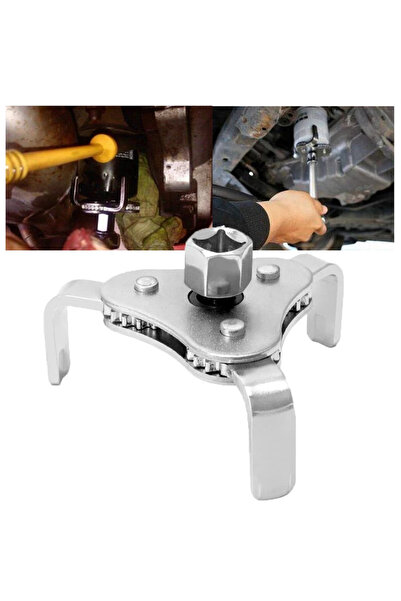 Choice Universal Flat Three Claw Oil Filter Wrench Automobile Grid Disassembl...