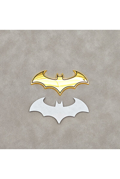 Choice1 ملصق ذهبي ثلاثي الأبعاد على شكل خفاش معدني لصندوق السيارة الخلفي، شعا...