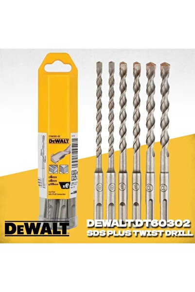 Dewalt DT60302-QZ DT60302 SDS Plus 6 Piece Drilling Set Power Tool Accessorie...