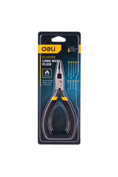 Deli 5 Inches 5 Inches Universal Wire Cutter Mini Long Nose Pliers Multifunct...