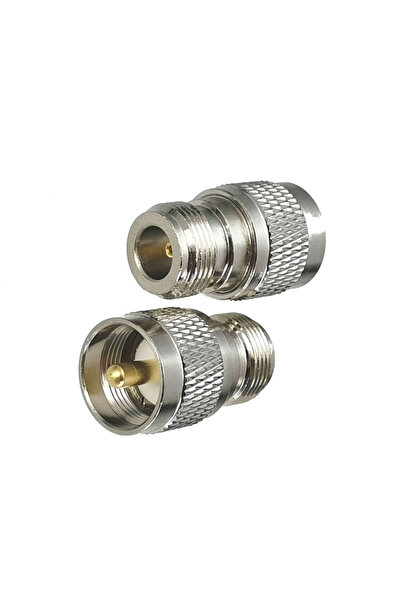 Choice محول موصل واحد من مقبس أنثى N إلى قابس ذكر UHF PL259، محول RF محوري مس...