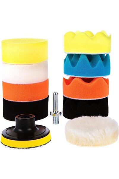 Choice 11 قطعة من وسادات التلميع مقاس 3/5/7 بوصة، مناسبة لقطع مثقاب السيارات،...