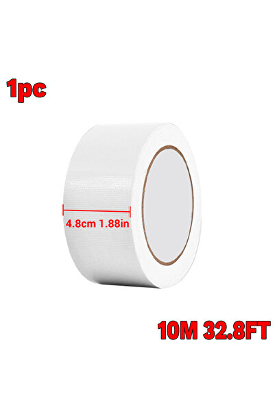 Choice1 شريط لاصق أبيض شديد التحمل، مقاوم للماء، بطول 10 أمتار وعرض 48 مم، لا...