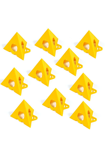 Choice حاملات هرمية للرسامين، لون أصفر، 2025، 10 قطع، حاملات أبواب للرسم، حام...