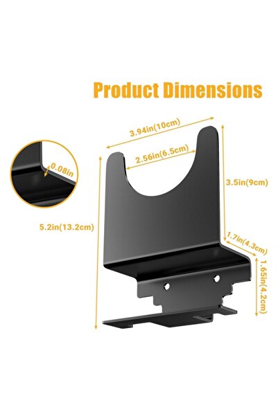 Choice 1pc Angle Grinder Holder with Wire Hook,Wall-mounted Bracket,Tool Hang...