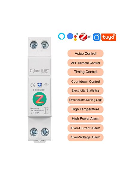 Choice قاطع دائرة ذكي من نوع تويا زيجبي 1-63 أمبير، عداد طاقة 1-63 أمبير، نظا...