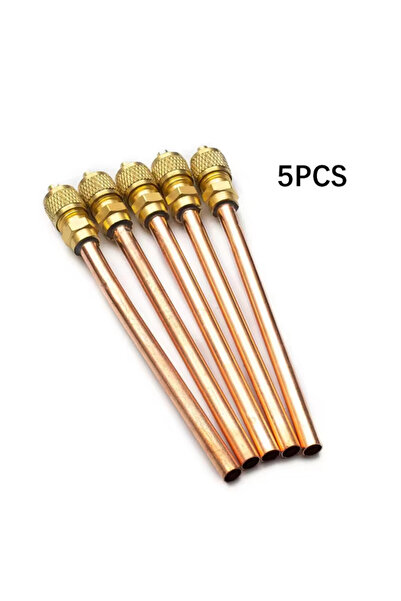 Choice مجموعة من 5 قطع من صمام شحن غاز التبريد، صمام خدمة أحادي الاتجاه لنظام...