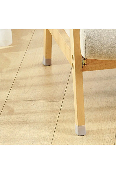 Choice 20 قطعة من واقيات أرجل الكراسي المصنوعة من السيليكون الرمادي، أغطية حم...