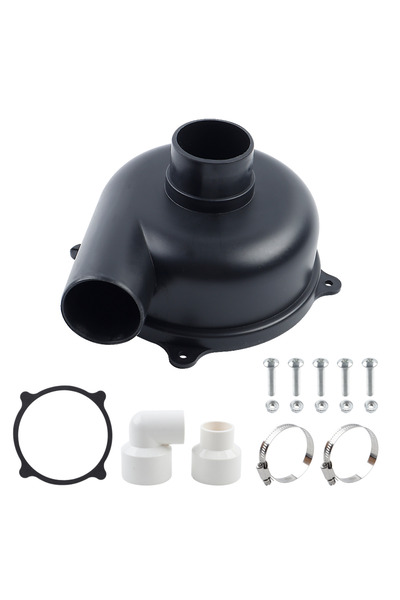 Choice With elbow New Cyclone Separator Cover Powder Dust Collector DIY Turbo...