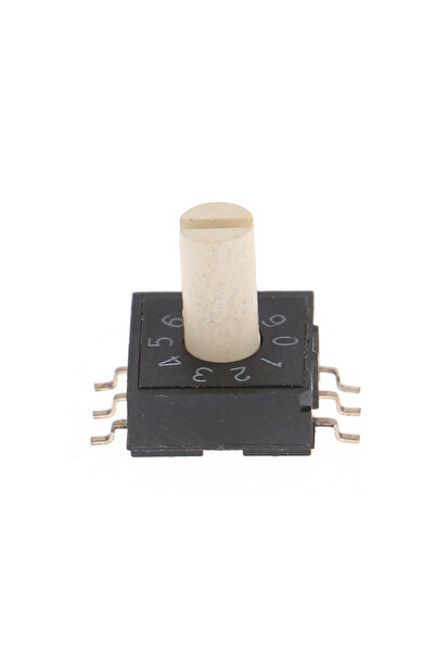 Choice مفتاح دوار DIP RM3HAF-10R بجهد 24 فولت، مفتاح ترميز رقمي 0-9 ذو 10 أوض...