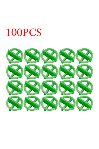 Choice green 2.5mm 100Pcs Ceramic Tile Leveling System Spacers Clips Wedge Fo...