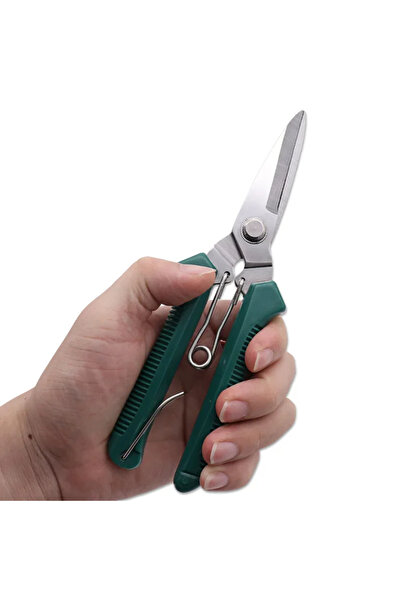 choice2 green 190mm Garden Pruning Shears for Bai, Straight Head, Stainless S...