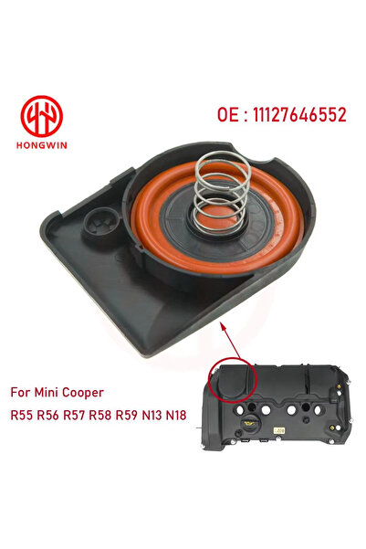 Choice1 طقم إصلاح غطاء صمام تهوية علبة المرافق (PCV) لمحرك السيارة (قطعة واحد...