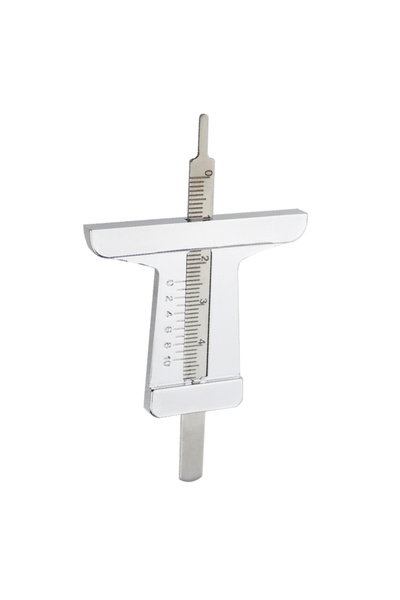 Choice 1pc Car Tire Pattern Measuring Ruler Mini Stainless Steel Inspection R...