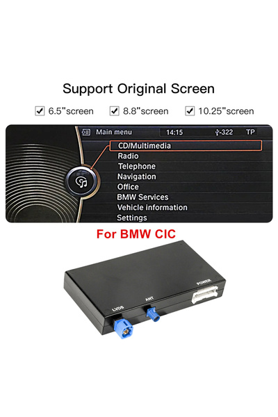 Choice CX-BMW-CIC CARABC Wireless Carplay for BMW MINI F30 F31 F20 F21 F10 F0...