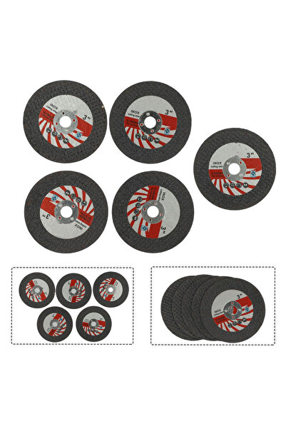 Choice مجموعة من 5 أقراص تجليخ دائرية بقطر داخلي 10 مم وقطر 3 بوصات (75 مم) م...