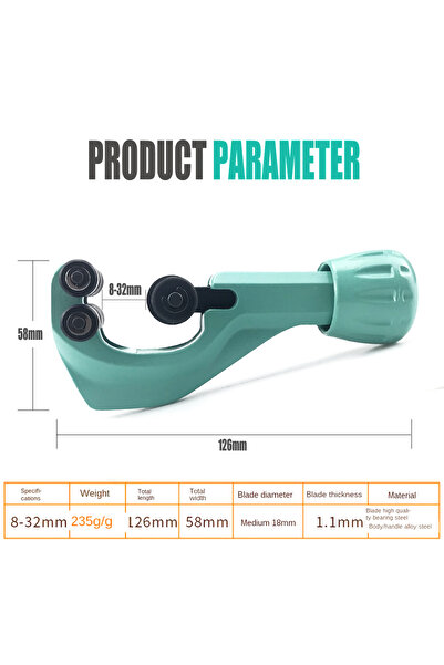 Choice green Stainless Steel Corrugated Pipe Cutter Cutter Air Conditioner Tu...