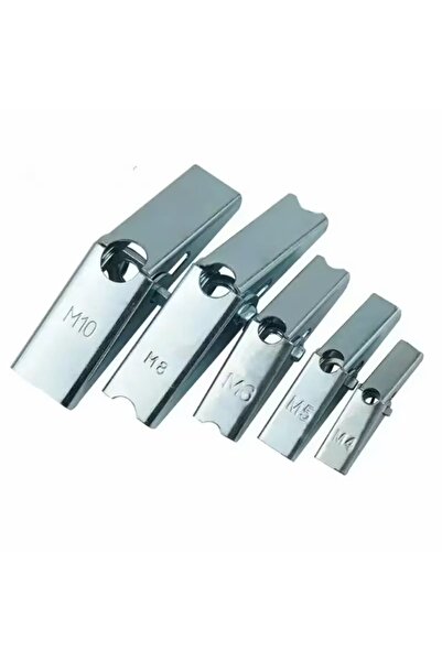 choice2 M5 10 قطع مشبك مظلة مجلفن 10 قطع مشبك تمدد لولبي للطائرات لوح جبس مجوف