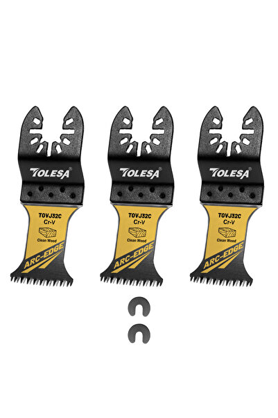 Choice مجموعة شفرات منشار متذبذبة ثلاثية الحواف من تولسا لقطع الخشب، أسنان يا...