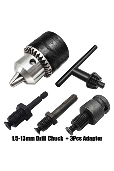 Choice3 Chuck and Shank Set 1.5-13mm Drill Chuck,1/2-20UNF Mount Impact Drive...