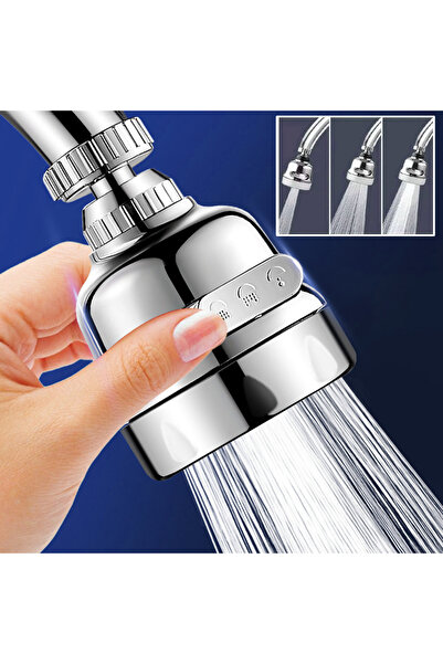 Choice قطعة واحدة من مهوية صنبور المطبخ العالمية الدوارة 360 درجة، قابلة للتع...