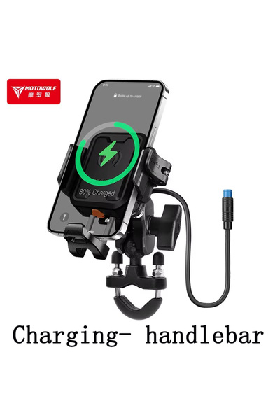 Choice Charging- Black MOTOWOLF Motorcycle Riding Shock-Absorbing Phone Holde...