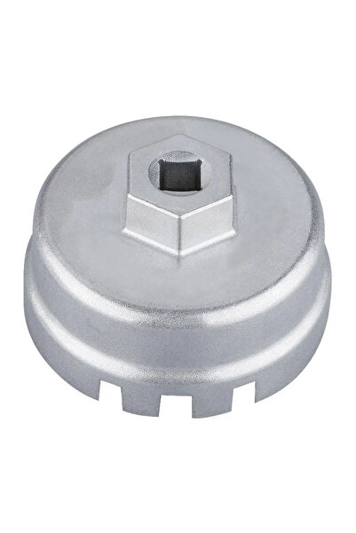 Choice مفتاح فلتر زيت احترافي فضي اللون مصنوع من الألومنيوم، مناسب لمحركات تو...