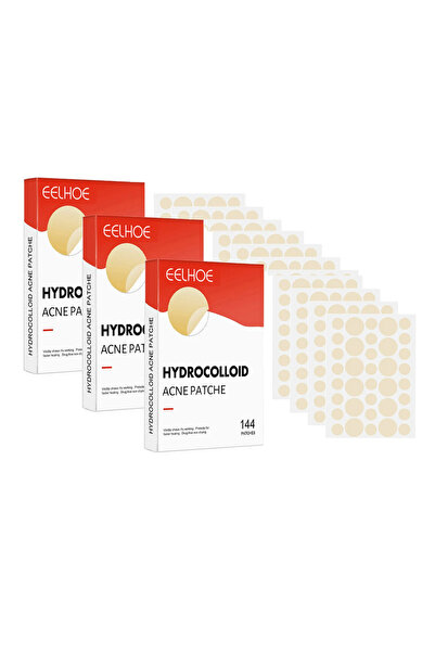 choice2 3 علب تحتوي على 144 قطعة من لصقات حب الشباب للوجه، لصقات غير مرئية لل...