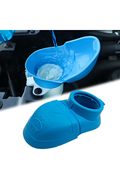 Choice غطاء تعبئة سائل غسيل مساحات الزجاج الأمامي للسيارة، قمع، غطاء خزان سائ...