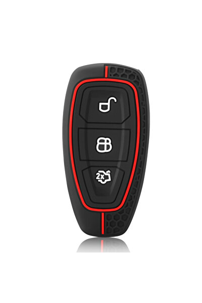 Choice مجموعة مفاتيح سيارة حمراء لسيارات فورد ST Line فييستا، فورد مونديو، إي...