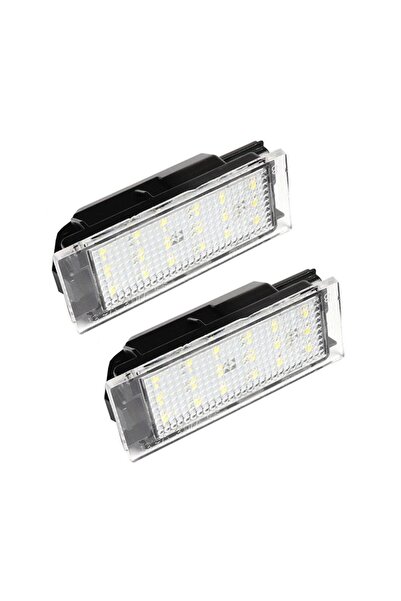 Choice قطعتان من مصابيح LED للوحة الترخيص لسيارات رينو كليو 3 (2005-2014) وكل...