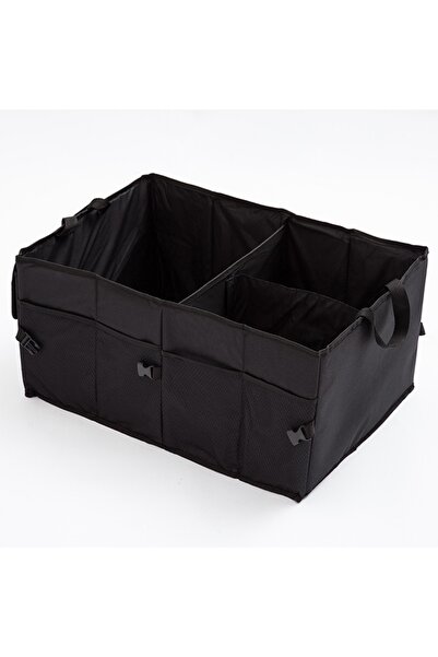 Choice صندوق تخزين احتياطي للسيارة باللون الأسود، صندوق أمتعة كبير قابل للطي ...