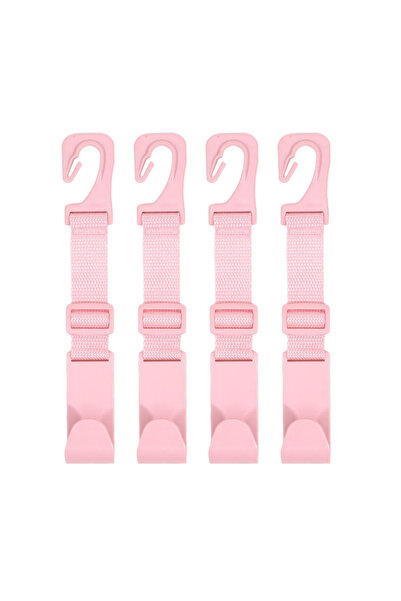 Choice Pink 4Pcs Car Hook For Car Rear Seat Back Hooks Headrest Hanger Clip U...