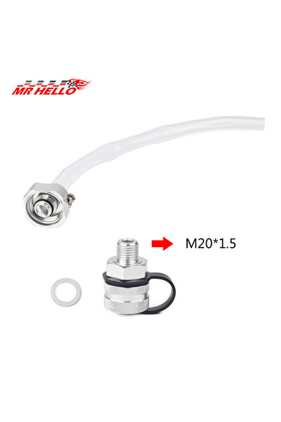 Choice M20x1.5 Oil drain Valve Aluminum Alloy Quick Drain For M14*1.5 M14*1.2...