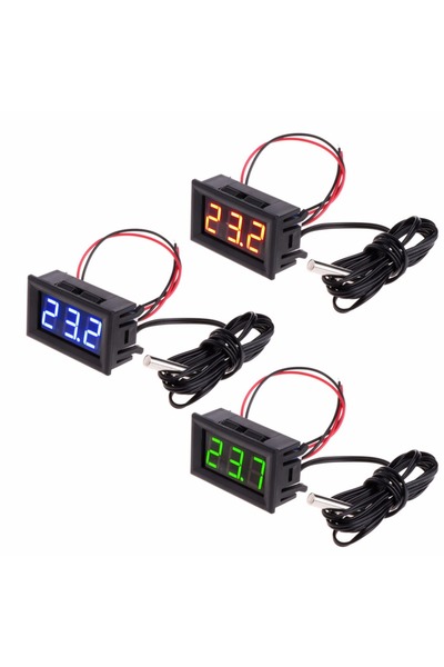 Choice green 5V 12V 0.56" LED Digital Thermometer Car Indoor Outdoor Incubato...