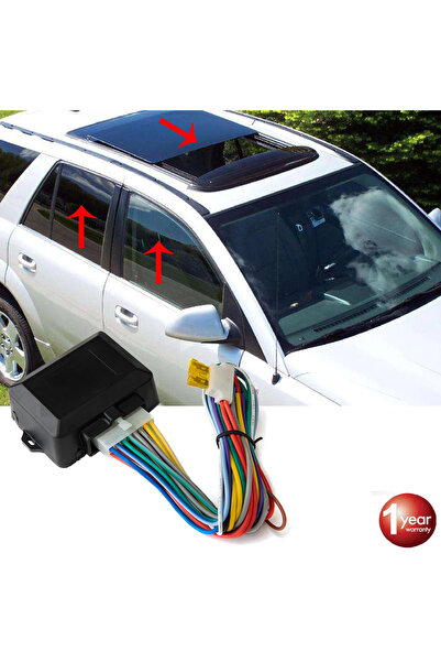 Choice جهاز إغلاق نوافذ السيارة بالطاقة لأربعة أبواب، وحدة إنذار إغلاق النواف...