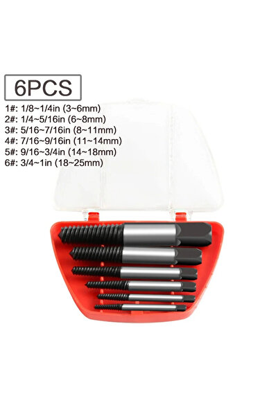 Choice 6 قطع 5 قطع/6 قطع مجموعة رؤوس مثقاب مفك براغي مكسورة تالفة من الفولاذ ...