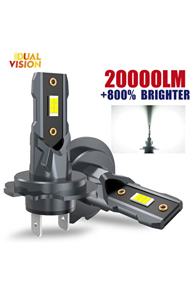 Choice مجموعة مصابيح أمامية LED H7 عدد 2، بقوة 20000 لومن، مصابيح صغيرة 70 وا...