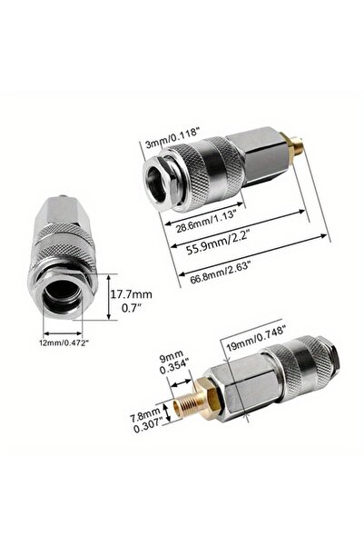 Choice 1Pc 1Pc Car Tyre Wheel Inflatable Quick Connector Air Thread Nozzle Ad...