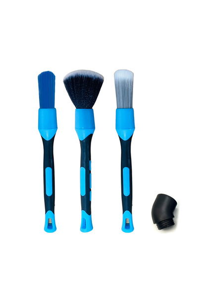 Choice مجموعة من 4 قطع من فرش تنظيف إطارات السيارات، وفرش تنظيف فتحات تهوية م...