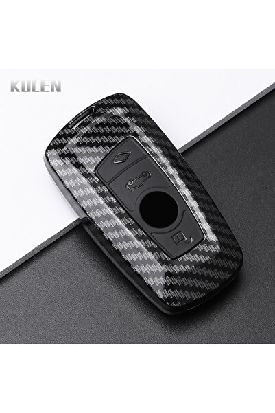 Choice5 Carbon ABS Carbon Fiber Style Car Key Case Cover For BMW 1 3 5 7 Seri...