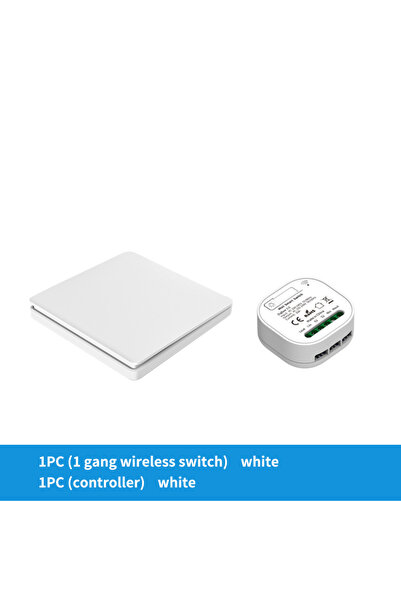 choice2 مفتاح تحكم لاسلكي ذكي من نوع تويا، أبيض، أحادي المخرج، 1 ضد 1، بتقنية...